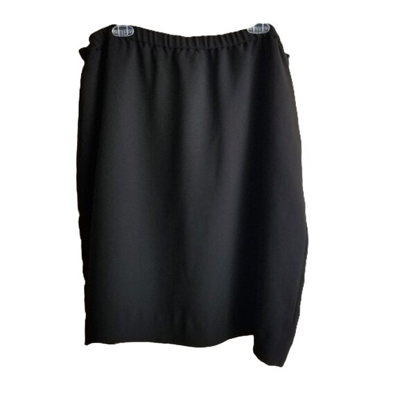 Jones New York Black Pencil Skirt 16W Plus Professional Workwear - Picture 1 of 5